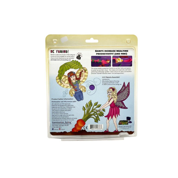 Constructive Eating Garden Fairy Plate Only Toddlers, Infants, Babies & Kids USA - Picture 2 of 2